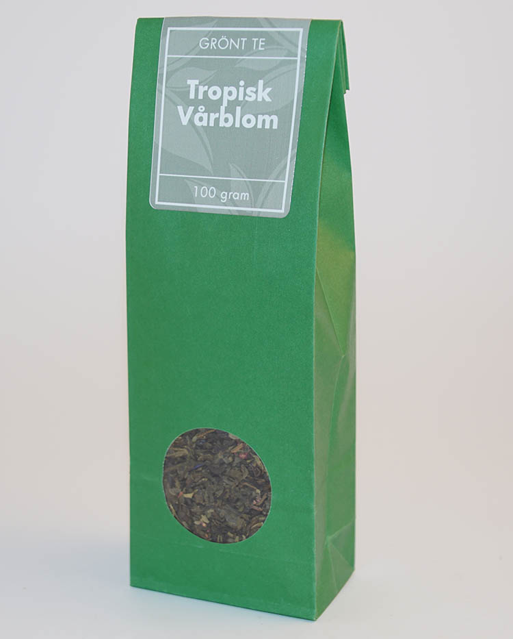 Tropisk vårblom grönt te fp 100g