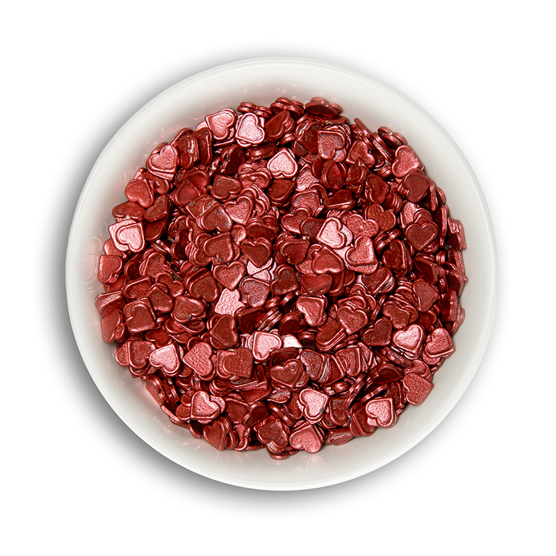 Dekoration choklad röda hjärtan lösvikt Premium 1kg