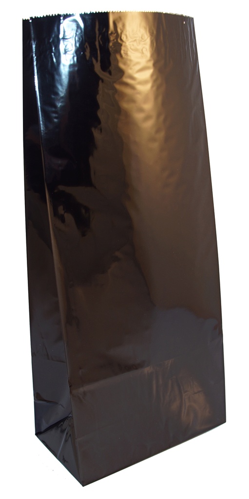 1000g Svart blank påse