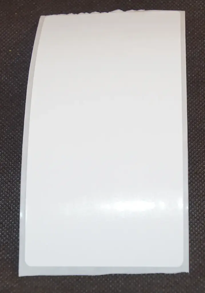 Rulletikett 65x140mm Blankt papper