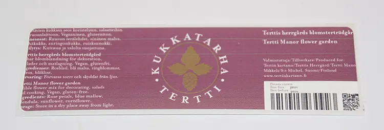 Rulletikett 40x140mm Glossy paper