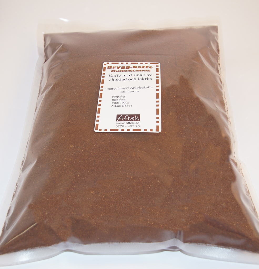 Choklad/lakrits kaffe brygg 1kg