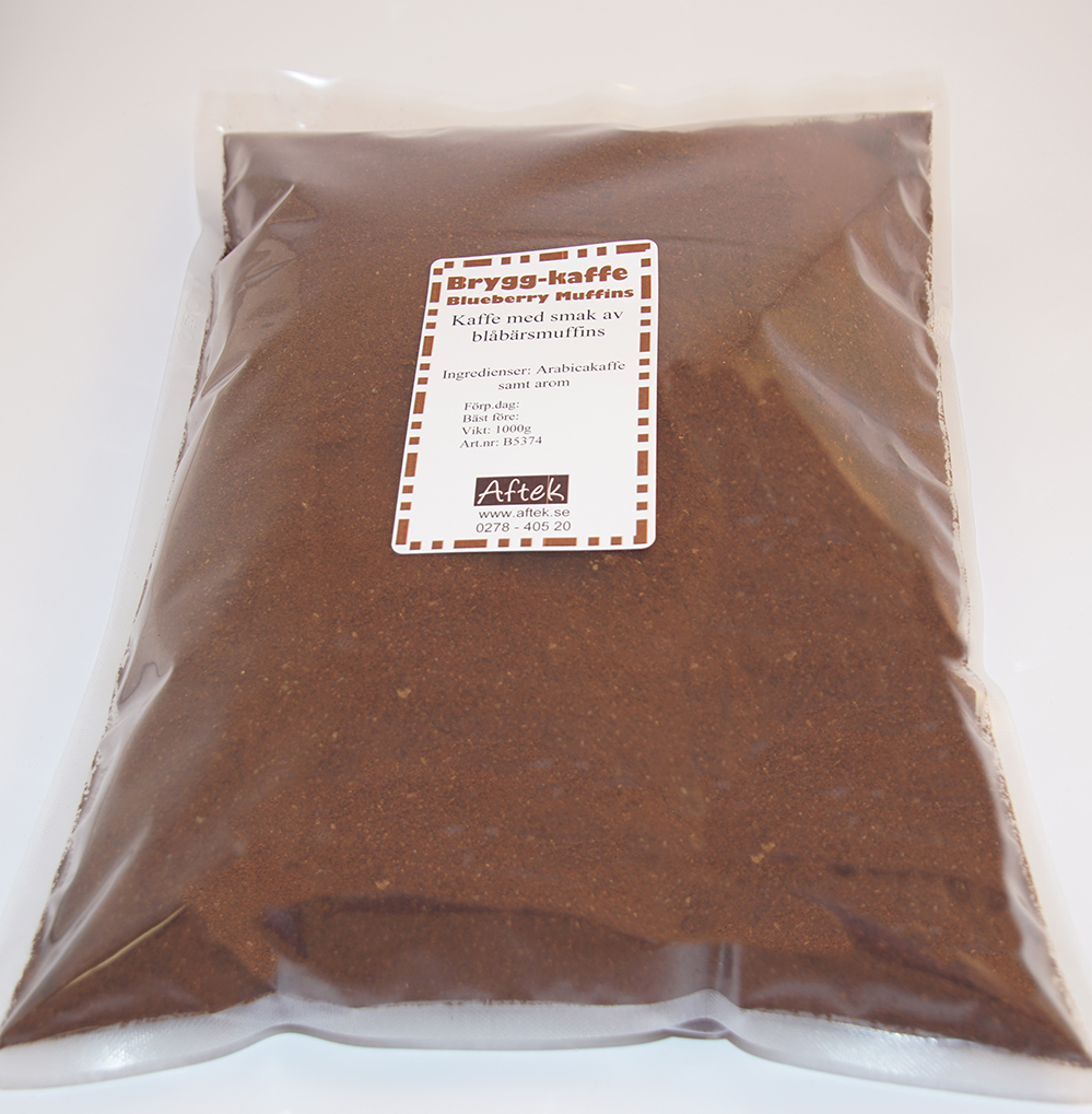 Blueberry muffins kaffe brygg 1kg