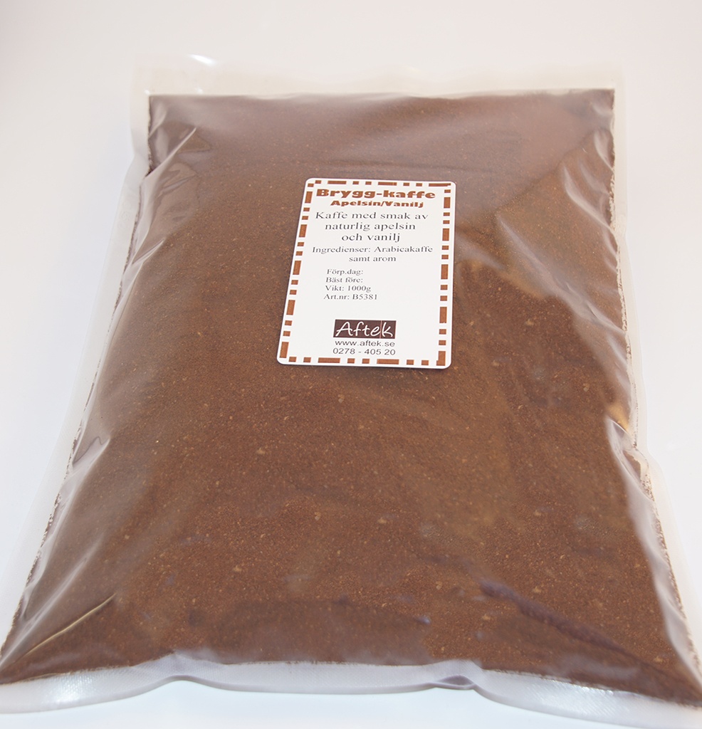 Apelsin/vanilj kaffe brygg 1kg