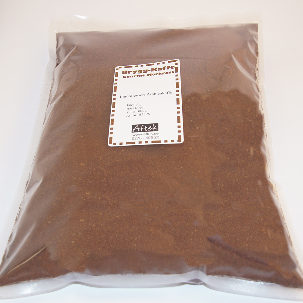 Gourme mörkrostat kaffe brygg 1kg