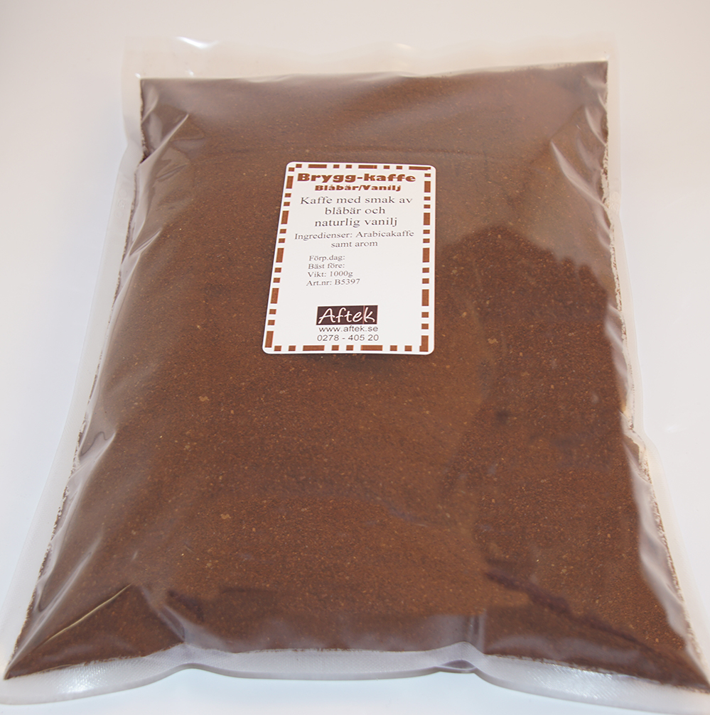 Blåbär/vanilj kaffe brygg  1kg