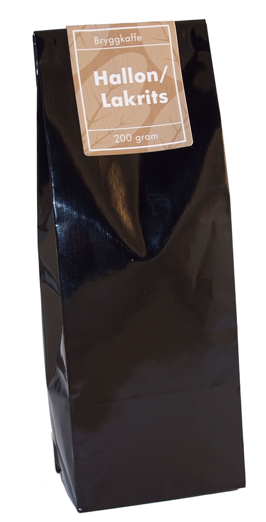 Hallon/lakrits kaffe brygg fp 200g