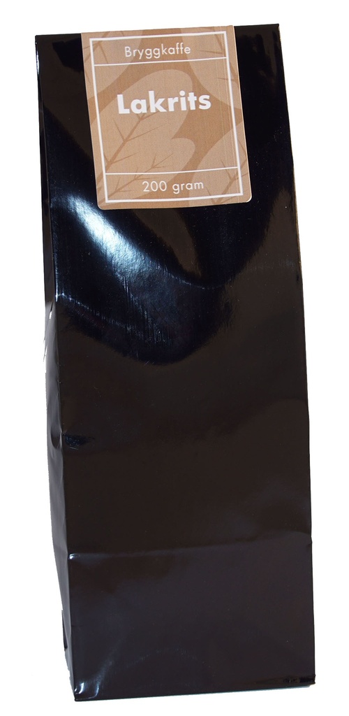 Lakrits kaffe brygg fp 200g