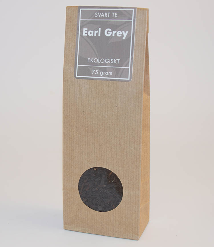 Earl grey ORGANIC black tea pack 75g