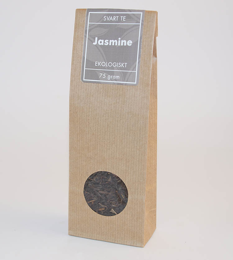 Jasmine ORGANIC black tea pack 75g