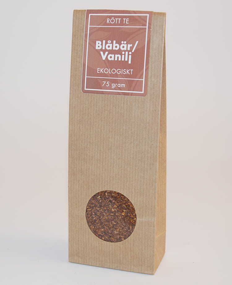 Blueberry/vanilla ORGANIC red tea pack 75g