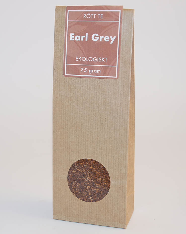 Earl grey ORGANIC red tea pack 75g