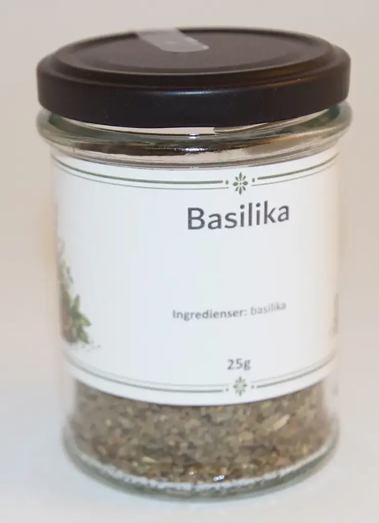 Basil 25g in glass jar