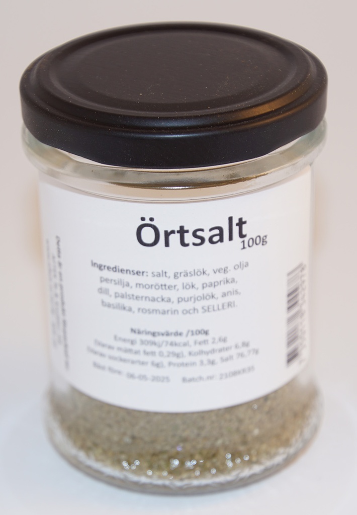 Örtsalt 100g i glasburk