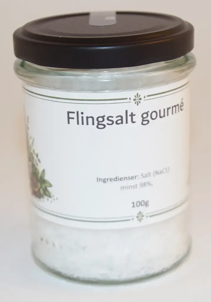 Flingsalt gourme 100g i glasburk