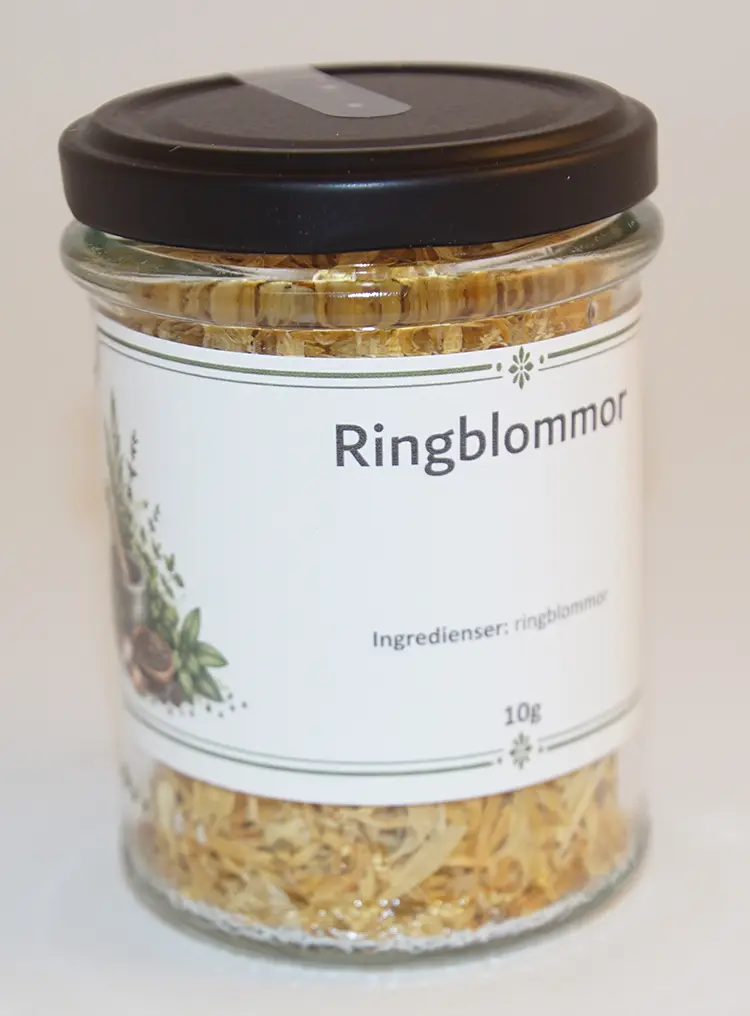 Marigold flowers 10g in glass jar