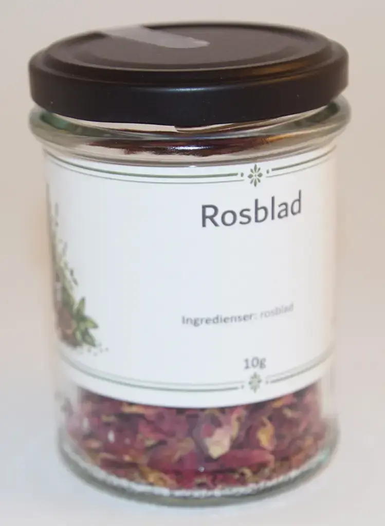 Rose petals 10g in glass jar