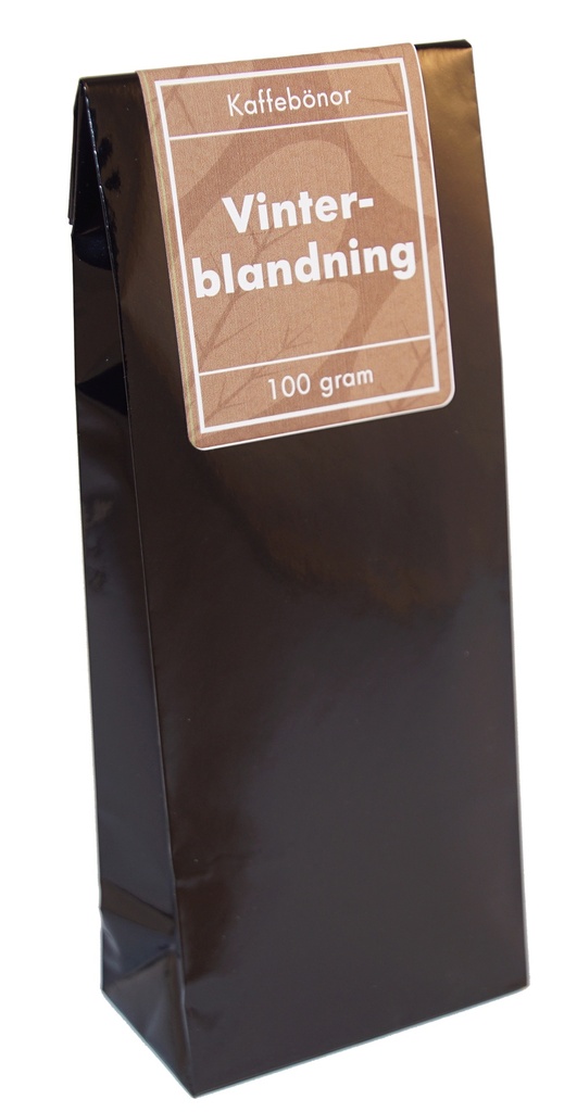 Winter blend coffee whole beans pack 100g