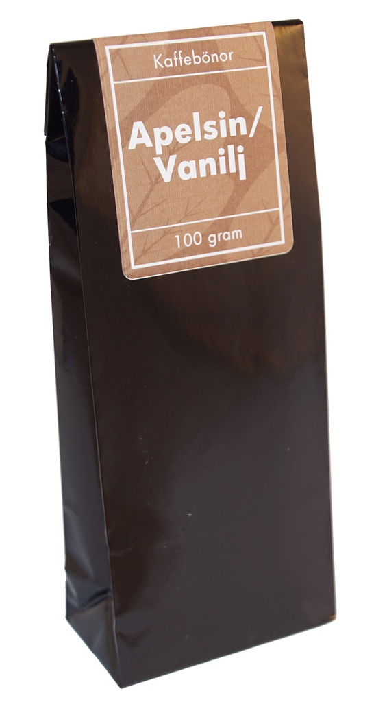 Apelsin/vanilj kaffe hela bönor fp 100g