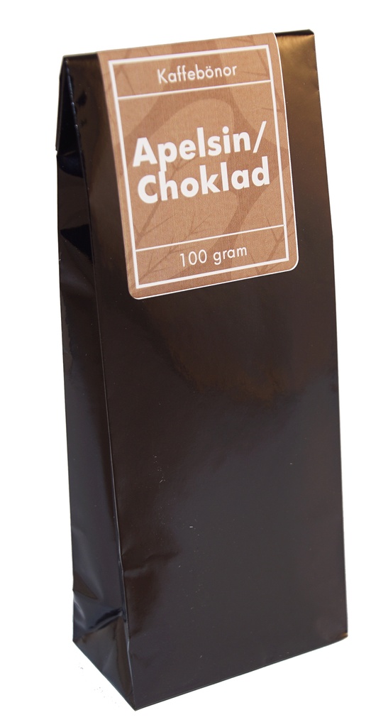 Apelsin/choklad kaffe hela bönor fp 100g