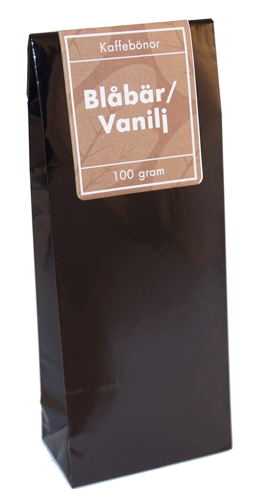 Blåbär/vanilj kaffe hela bönor fp 100g