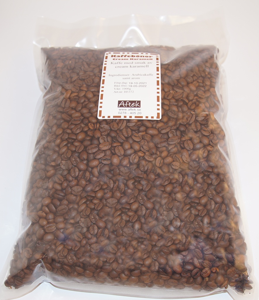 Cream Karamell kaffe hela bönor 1kg