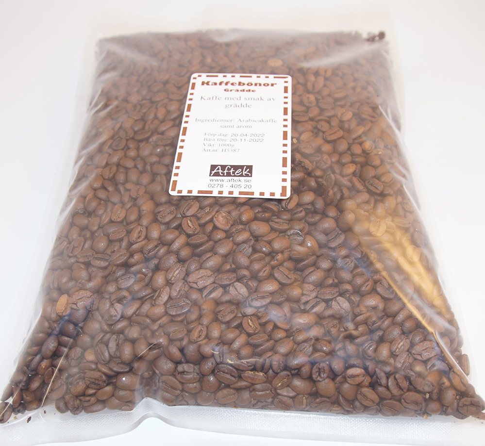 Grädde kaffe hela bönor 1kg