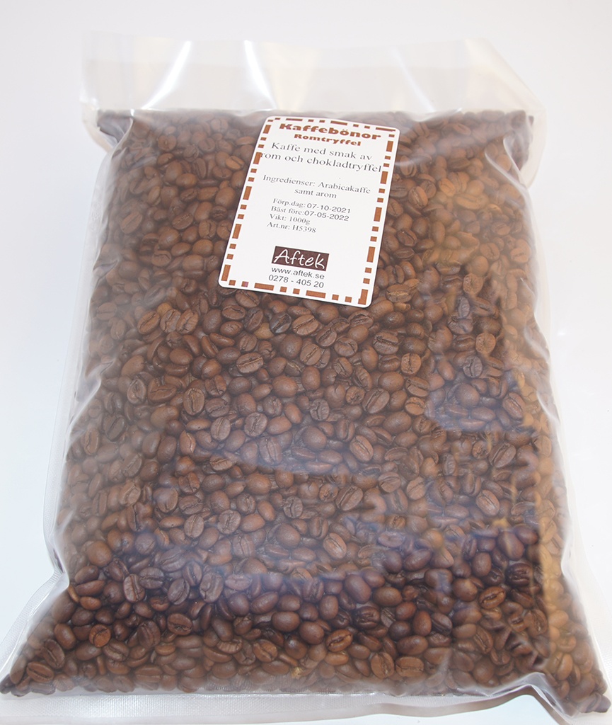 Rum truffle coffee whole beans 1kg
