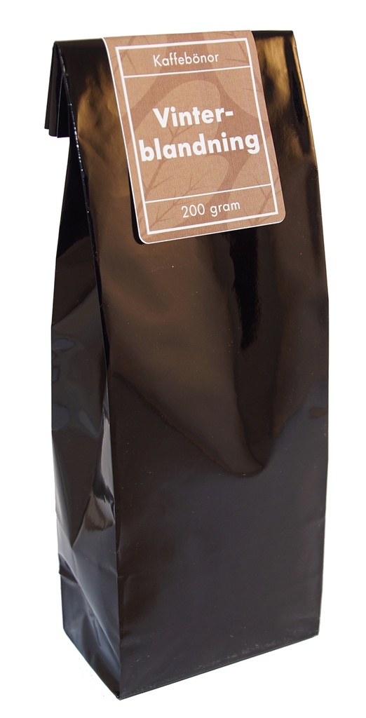 Winter blend coffee whole beans pack 200g