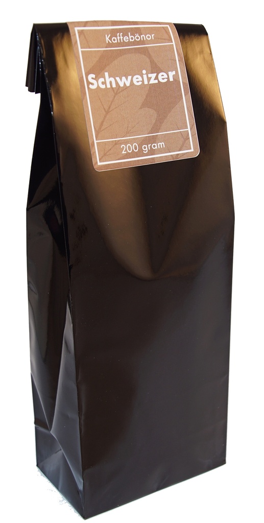 Schweiser kaffe hela bönor fp 200g
