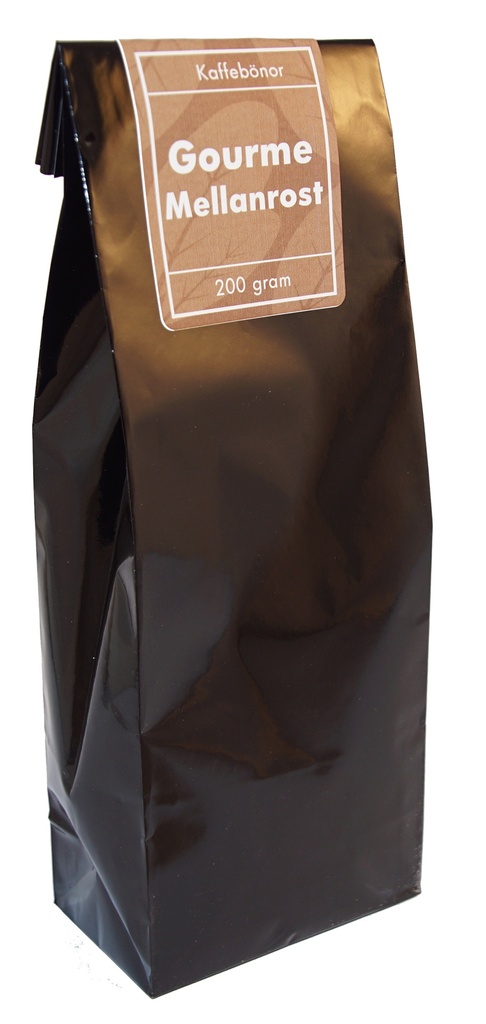 Gourme mellanrost kaffe hela bönor fp 200g