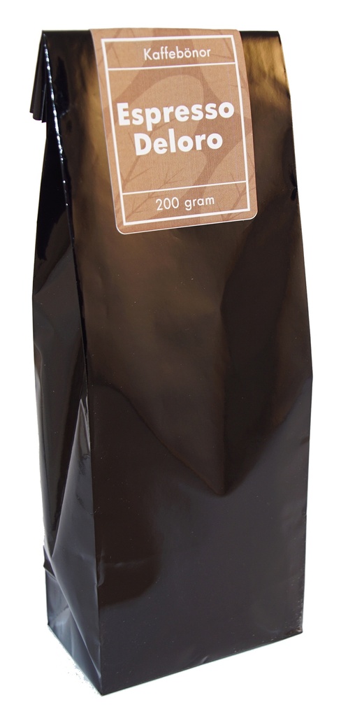 Espresso coffee DELORO whole beans pack 200g