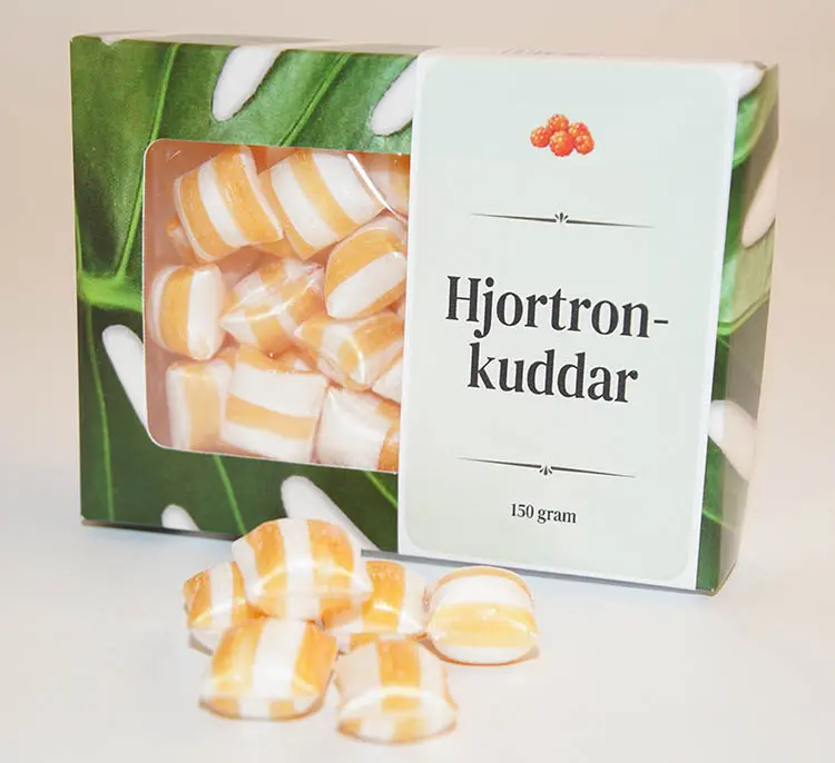 Hjortronkarameller i ask D 150g