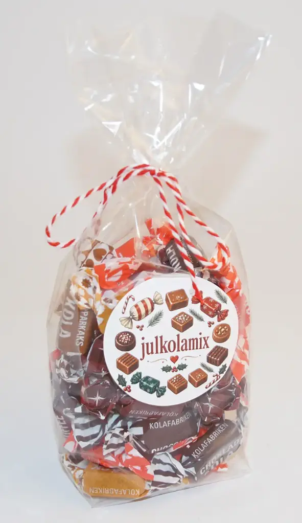 Julkolamix kolafabriken i cellofan 250g