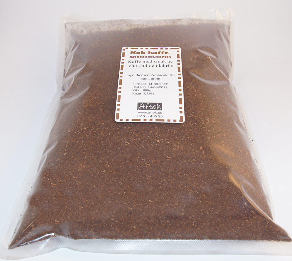 Chocolate/liquorice coffee boiled 1 kg