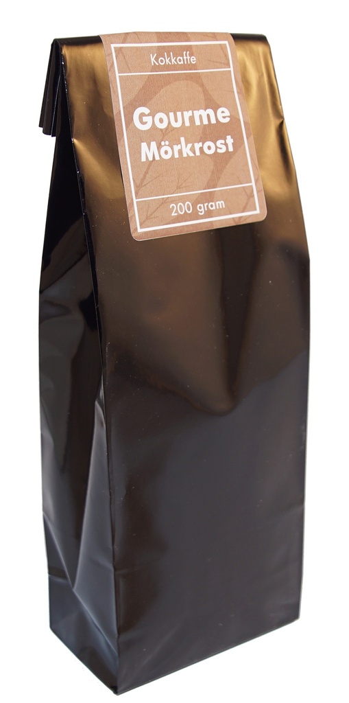 Gourmet dark roasted coffee boiled pack 200g
