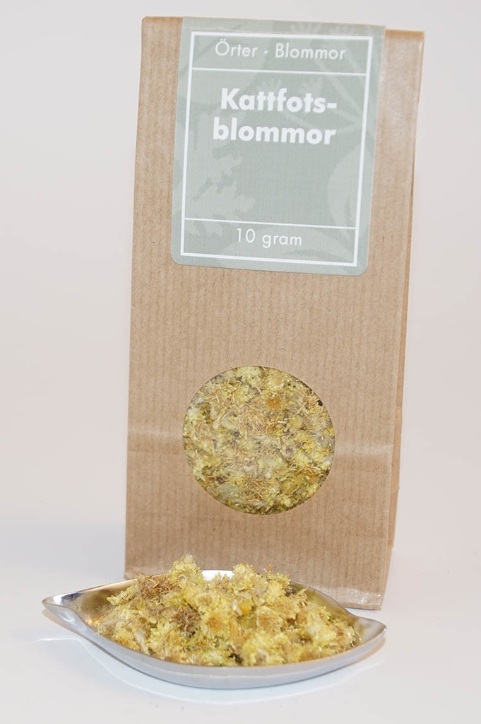 Kattfotsblommor brun påse med fönster 10g