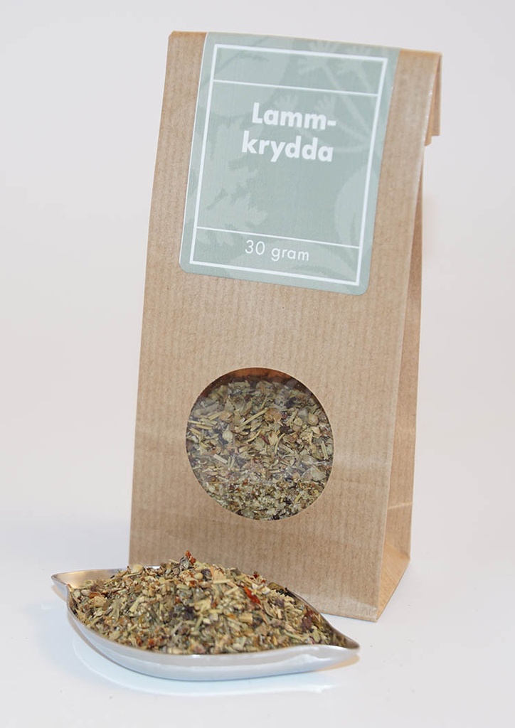 Lamb seasoning brown bag with window 30g