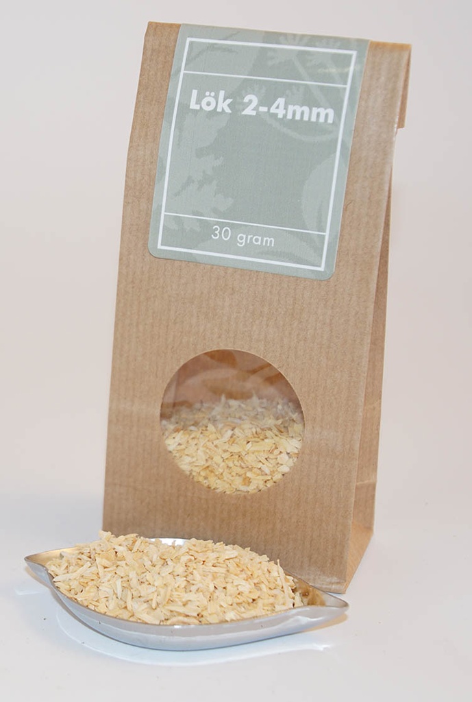 Onion 2-4mm brown bag with window 50g