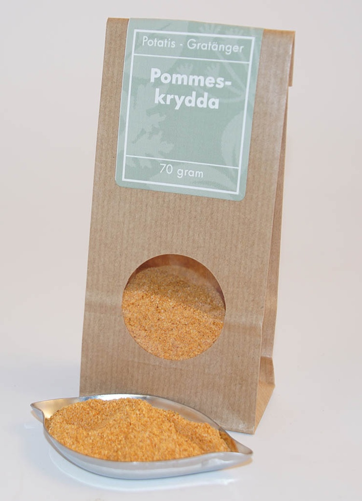 Potato/fries seasoning brown with window 70g