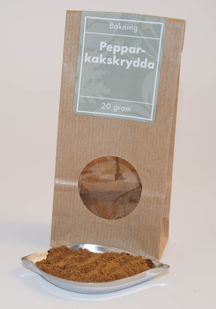 Gingerbread spice ground brown bag with window 20g
