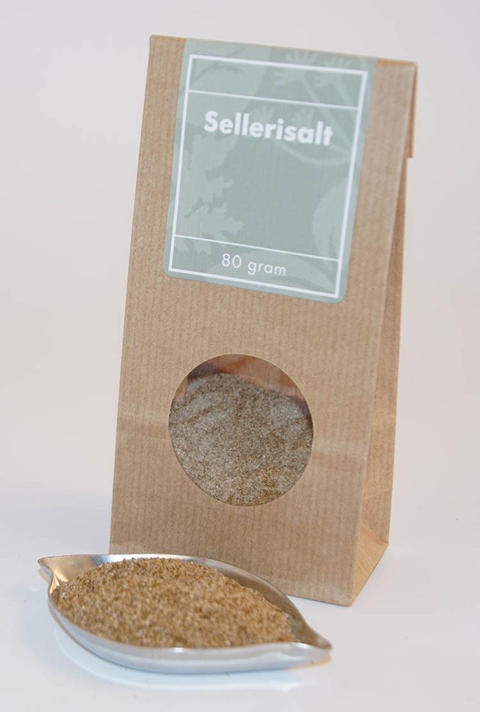 Sellerisalt brun med fönster 80g