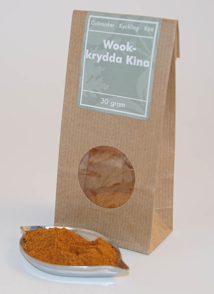 Wok seasoning China brown bag window 30g