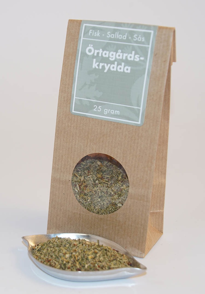 Herb garden seasoning brown bag window 25g