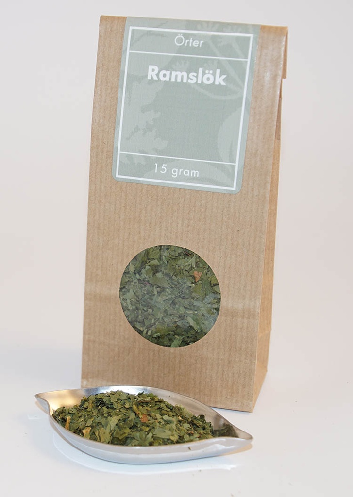 Ramslök brun med fönster 15g