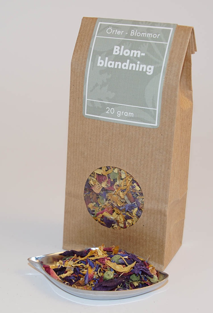 Flower blend brown bag with window 20g