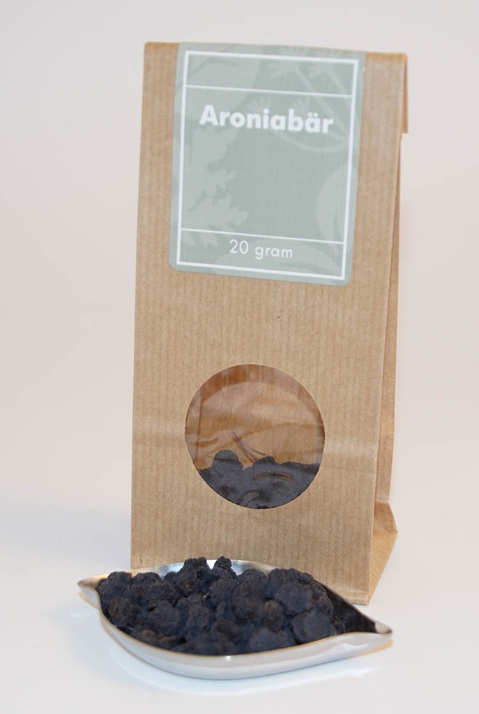 Aronia berries brown bag with window 20g