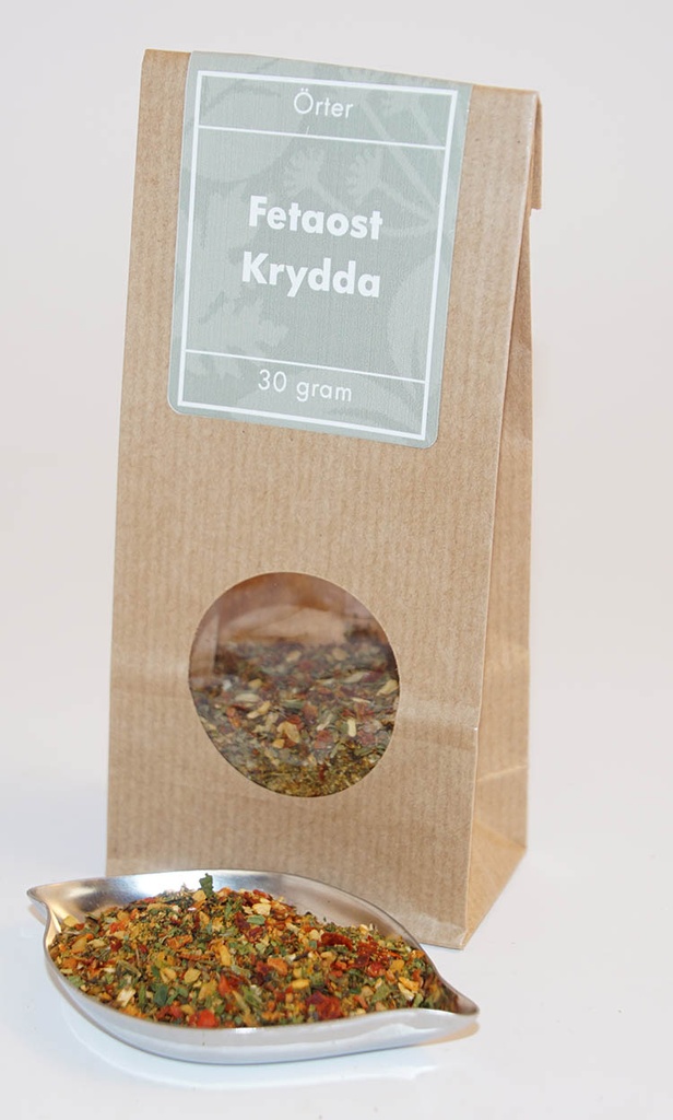 Feta cheese seasoning brown bag with window 30g