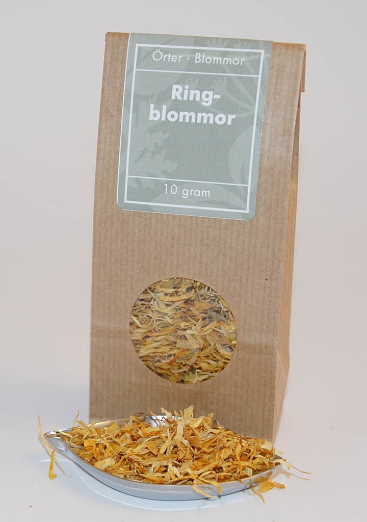 Ringblommor brun med fönster 10g