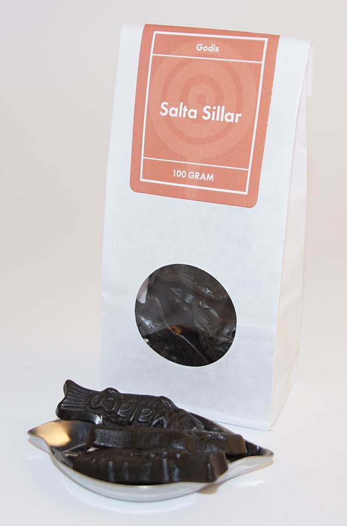 Salta sillar vit påse med fönster